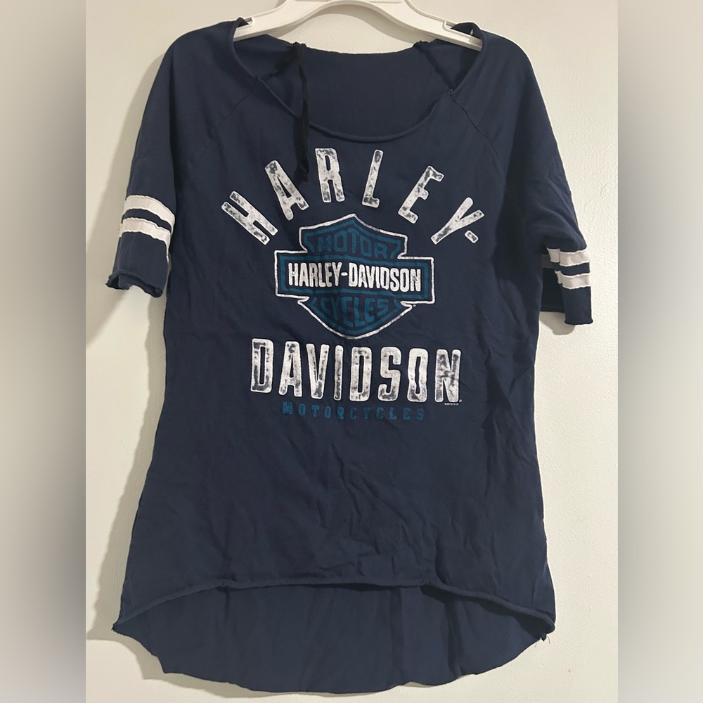 Harley-Davidson Dark Blue Logo Tee
